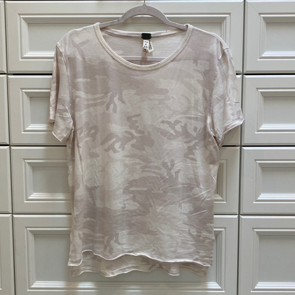 NWOT Free People Camo T-shirt